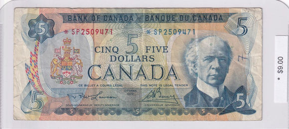 1972 - Canada - 5 Dollars - Lawson / Bouey - * SP2509471