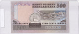 1983 - Madagascar - 500 Francs = 100 Arairy - A/24 676254