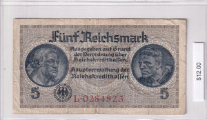 1940 - Germany - 5 Reichsmark - L 0284823