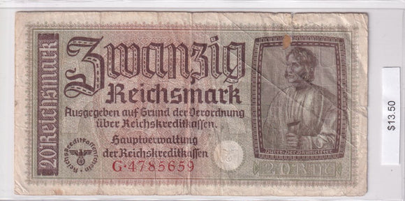 1940 - Germany - 20 Reichsmark - G 4785659