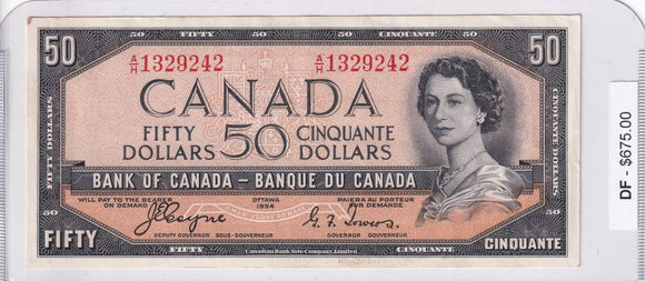 1954 - Canada - Devil's Face - 50 Dollars - Coyne / Towers - A/H 1329242