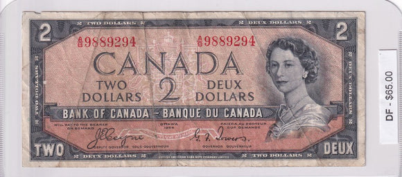 1954 - Canada - Devil's Face - 2 Dollars - Coyne / Towers - A/B 9889294