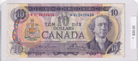 1971 - Canada - 10 Dollars - Lawson / Bouey - * VL2420434