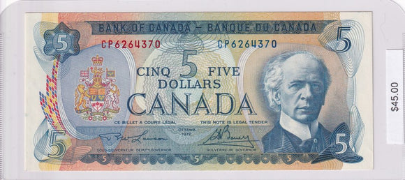 1972 - Canada - 5 Dollars - Lawson / Bouey - CP6264370