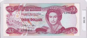 1984 - Bahamas - 3 Dollars - A 291493