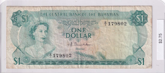 1974 - Bahamas - 1 Dollar - E/I 179802