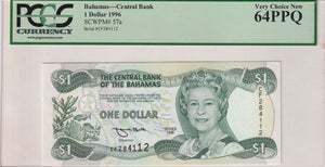 1996 - Bahamas - 1 Dollar - PCGS 64PPQ - CF 284112