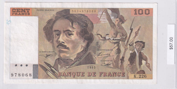 1993 - France - 100 Francs - 5634978068