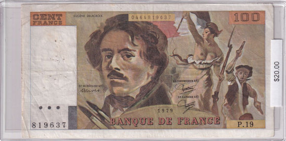 1979 - France - 100 Francs - 0464819637