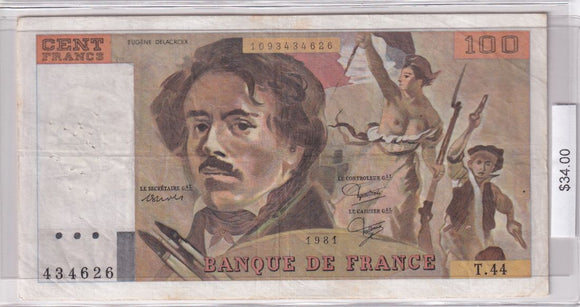 1981 - France - 100 Francs - 1093434626