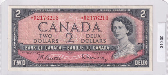 1954 - Canada - 2 Dollars - Beattie / Rasminsky - * B/B 2176213