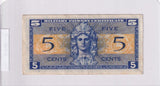1954 - USA - 5c - Military Payment Certificate - E 03087500 E