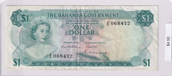 1965 - Bahamas - 1 Dollar - E 068472