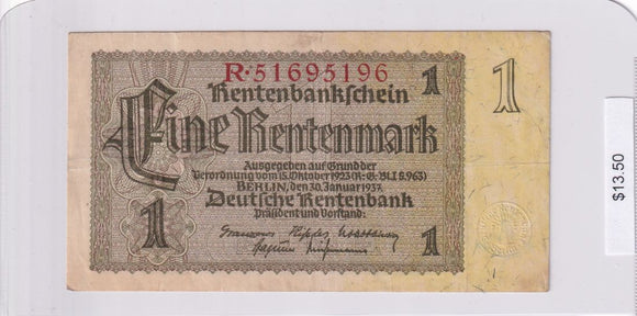 1937 - Germany - 1 Rentenmark - R 51695196