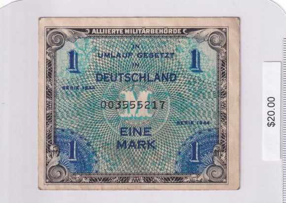 1944 - Germany - 1 Mark - 003555217