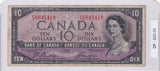 1954 - Canada - Devil's Face - 10 Dollars - Beattie / Coyne - F/D 6845418