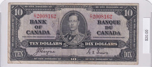1937 - Canada - 10 Dollars - Coyne / Towers - C/T 2008162