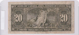 1937 - Canada - 20 Dollars - Gordon / Towers - B/E 6371500
