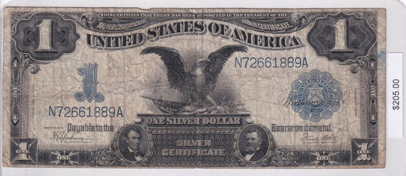 1899 - USA - $1 - Silver Certificate - N72661889A