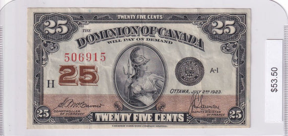 1923 - Canada - 25 Cents - McCavour / Saunders - 506915