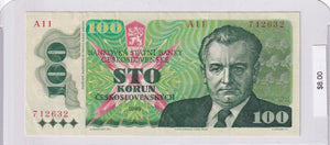 1989 - Czechoslovakia - 100 Korun - A11 712632