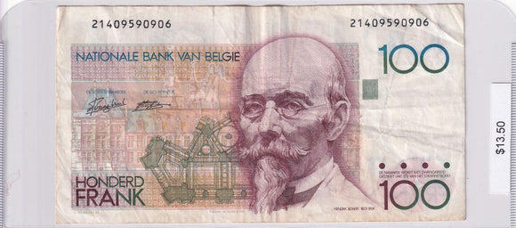 1980 - Belgium - 100 Francs - 21409590906