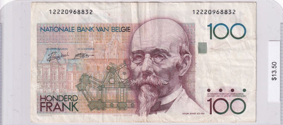 1980 - Belgium - 100 Francs - 12220968832
