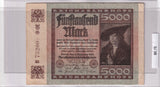 1922 - Germany - 5000 Mark - H 732009 OE