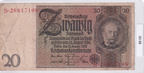 1929 - Germany - 20 Reichsmark - S 28817198
