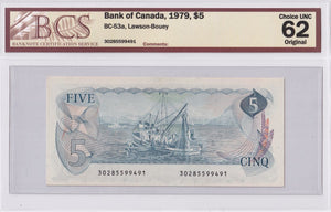 1979 - Canada - 5 Dollars - Lawson / Bouey - UNC62 BCS - 30285599491