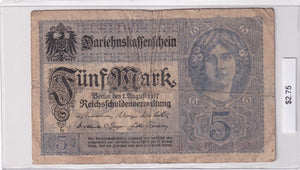 1917 - Germany - 5 Mark - N 11481713