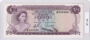 1965 - Bahamas - 50 Cents - B 890488