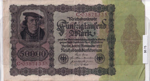 1922 - Germany - 50000 Mark - C 03871335