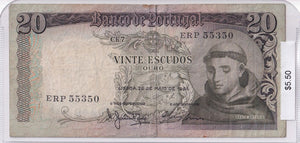 1964 - Portugal - 20 Escudos - ERP 55350