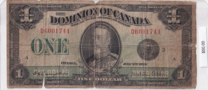 1923 - Canada - 1 Dollar - Campbell / Sellar - D6001741