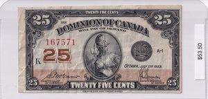 1923 - Canada - 25 Cents - McCavour / Saunders - 167571