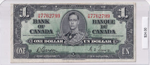 1937 - Canada - 1 Dollar - Gordon / Towers - H/M 7762799