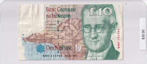 1993 - Ireland - 10 Pounds - SMU 141982