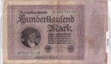 1923 - Germany - 100000 Mark - G 04178136