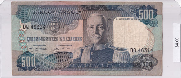 1972 - Angola - 500 Escudos - DQ 46314