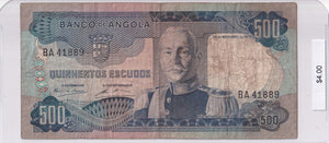 1972 - Angola - 500 Escudos - BA 41889