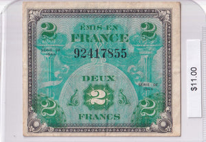 1944 - France - 2 Francs - 92417855