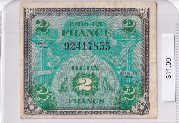 1944 - France - 2 Francs - 92417855