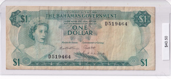 1965 - Bahamas - 1 Dollar - D 519464