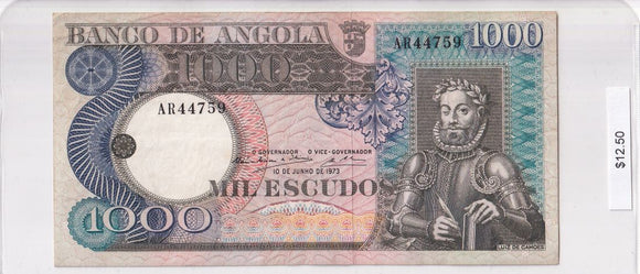 1973 - Angola - 1000 Escudos - AR 44759