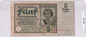 1926 - Germany - 5 Rentenmark - C 12837163