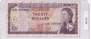 1965 - East Caribbean States - 20 Dollars - A28 079398