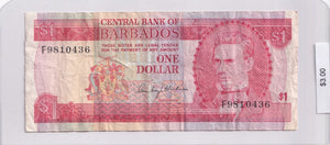 1973 - Barbados - 1 Dollar - F 9810436