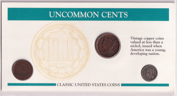 USA - 3 Coin Set - Uncommon Cents Coin Set