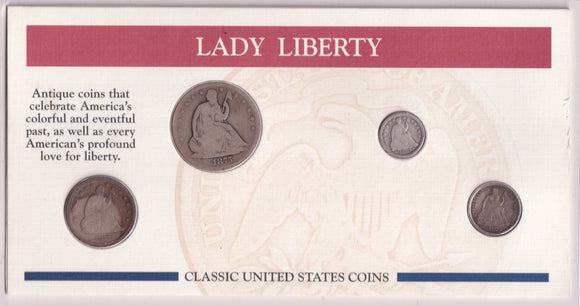 USA - 4 Coin Set - Lady Liberty